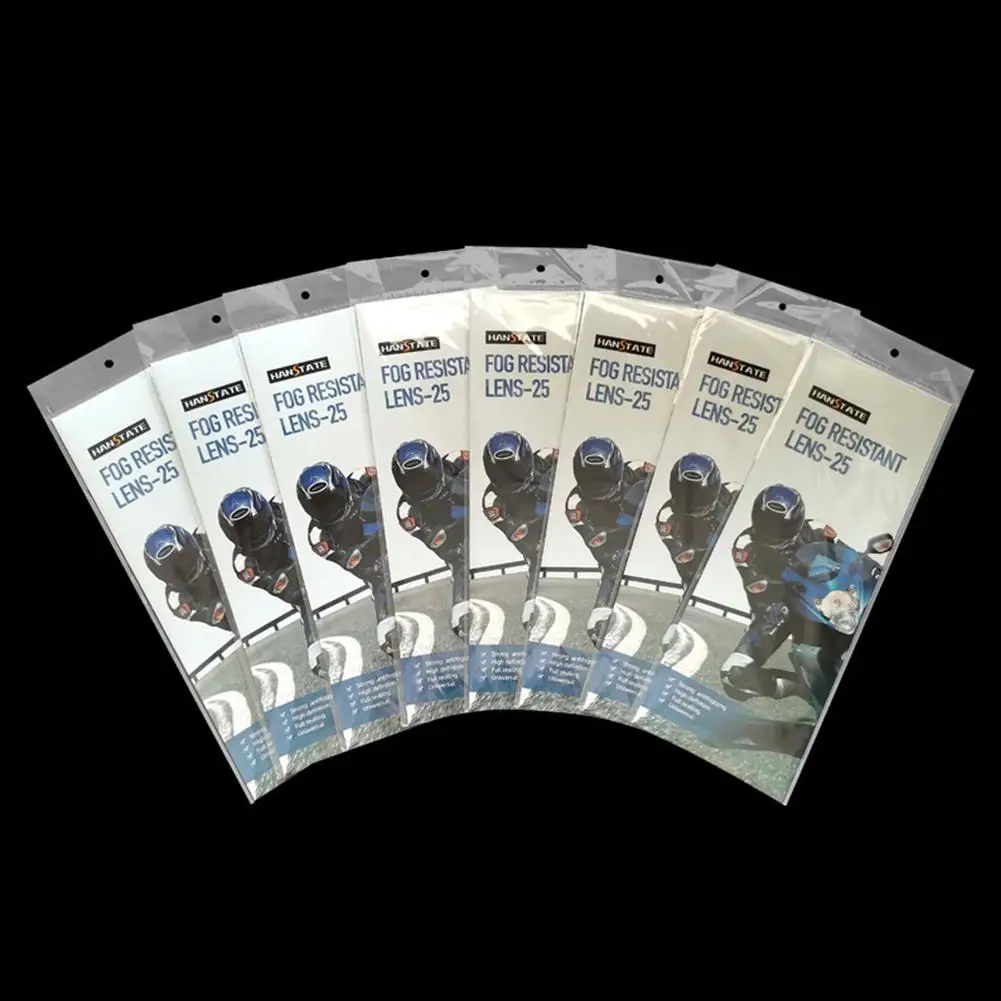 

Helmet Clear Anti-Fog Patch Film Universal Lens Film For Motorcycle Visor Shield Fog Resistant Moto Racing Accessories