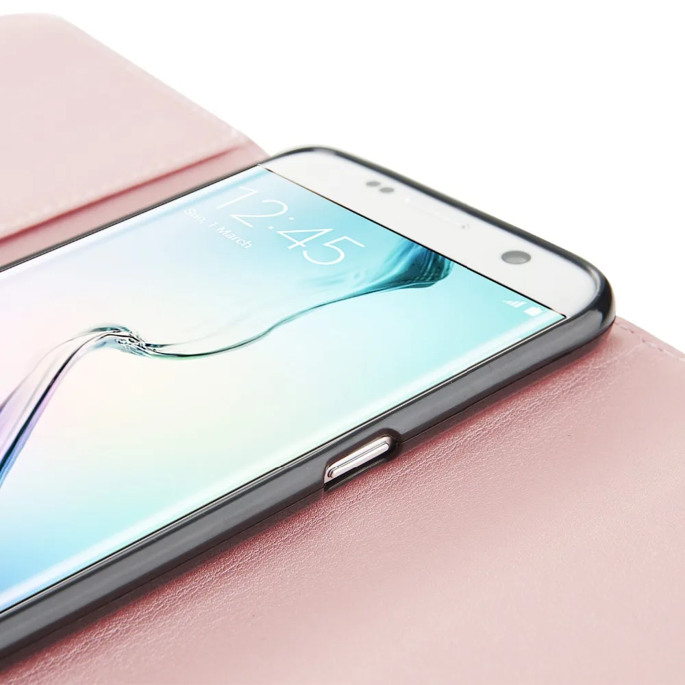 Роскошный кожаный чехол-кошелек для samsung S10, S9, S8 Plus, Женская милая элегантная сумка для телефона, чехол-бампер для Galaxy S10e, S7, S6 edge