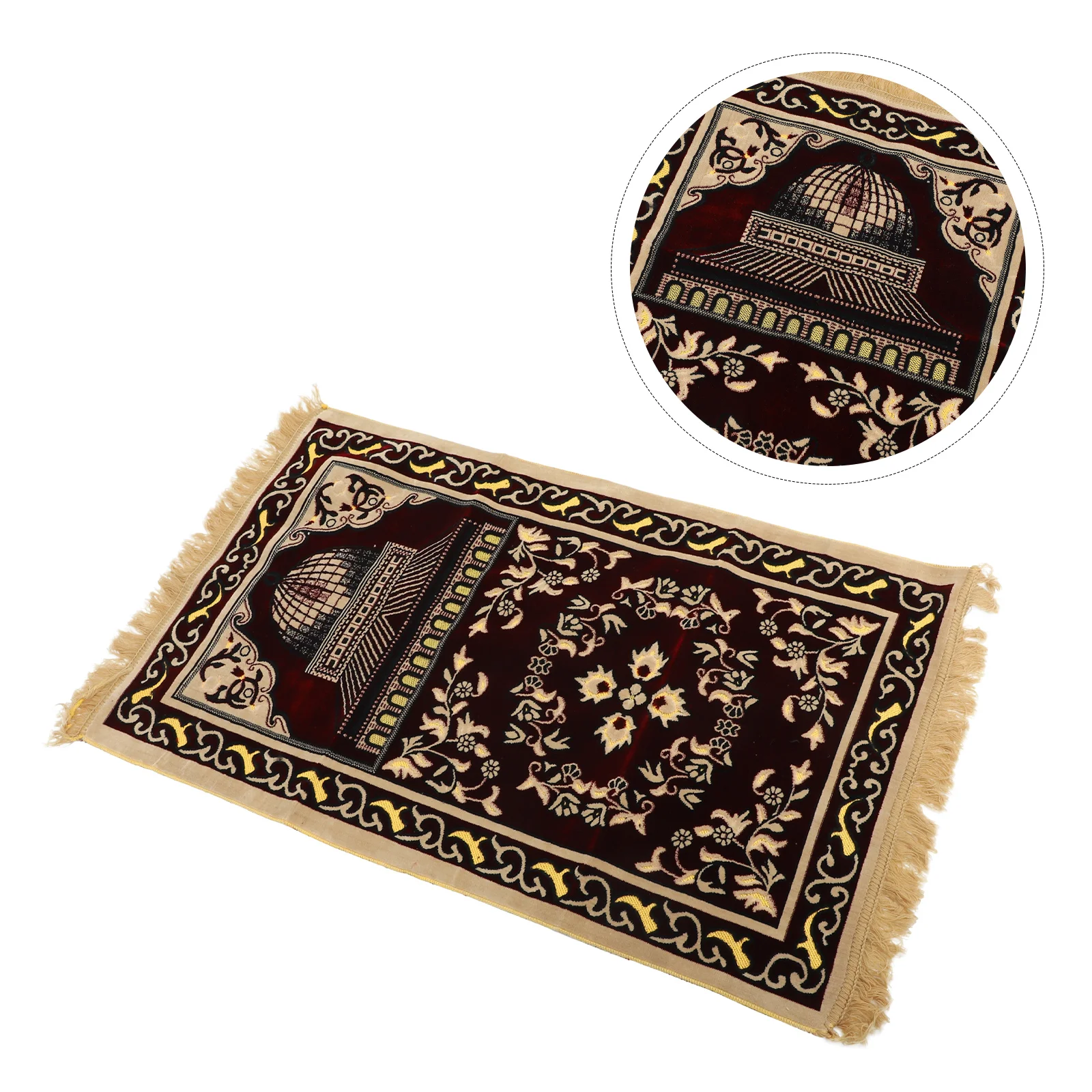 

Мусульманский молитвенный коврик, молитвенный коврик из полипропилена, молитвенный коврик, практичный молитвенный коврик