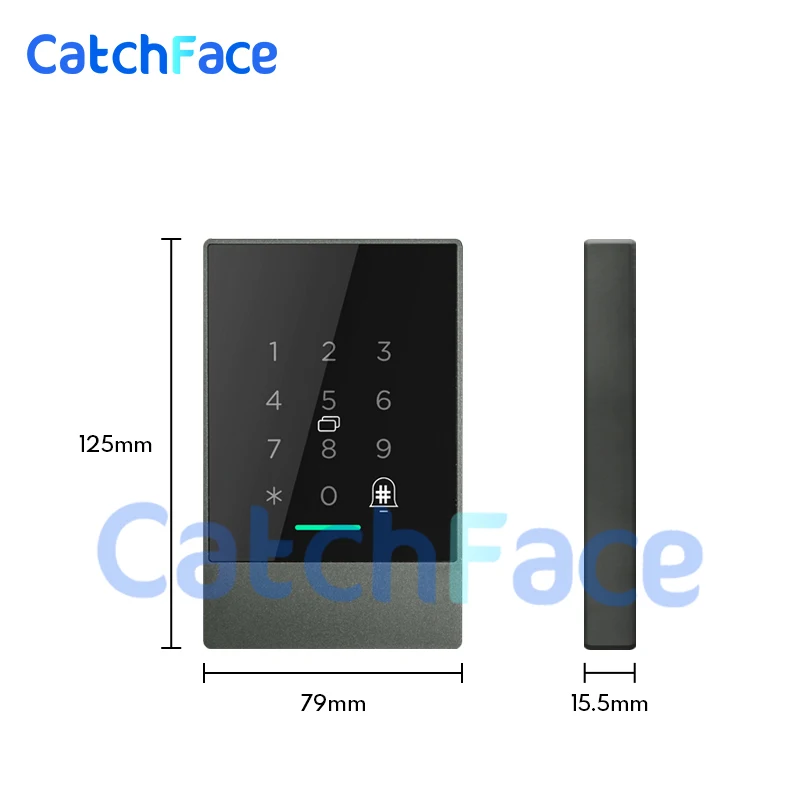 Умный дверной замок с большим радиусом действия водонепроницаемый считыватель