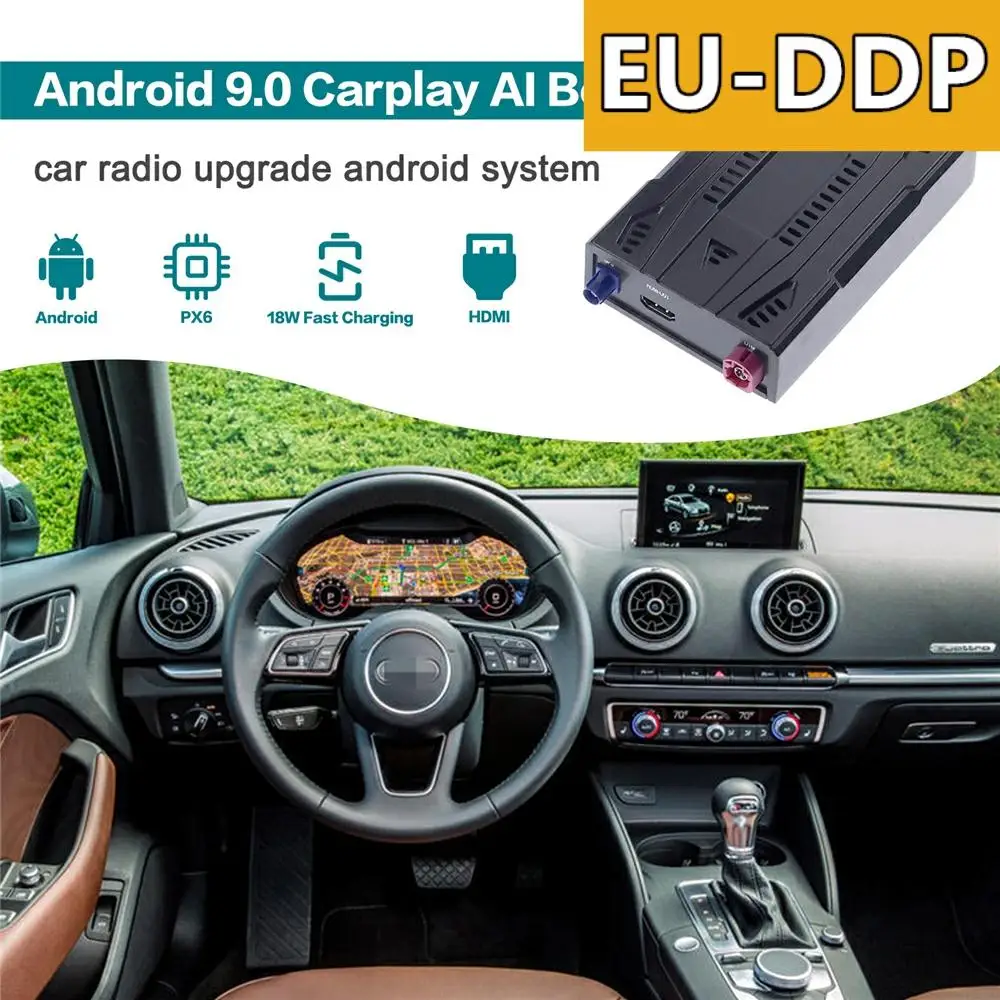 

128GB Carplay Ai Box Car Radio Upgrade Android Auto For Audi A3 2017 2018 2019 2020 Stereo Smart Multimedia Player WIfi