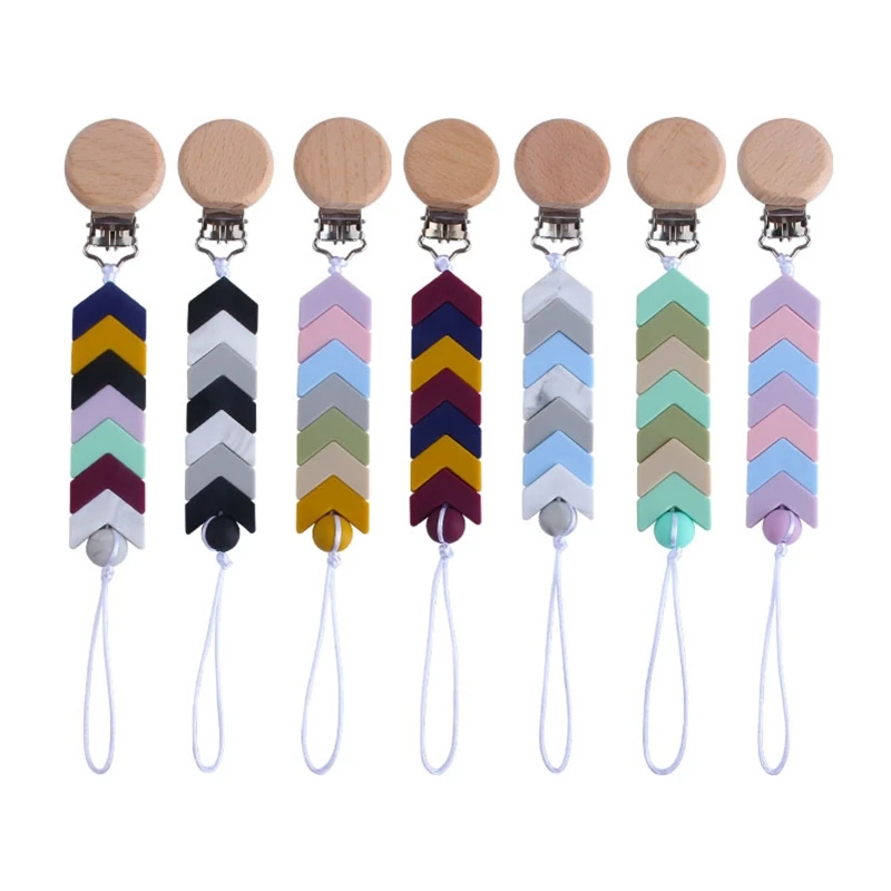 

Детский успокоитель цепи силиконовых шариков, не содержащих бисфенола-а при прорезывании зубов жевательные игрушки подарки DIY держатель дл...