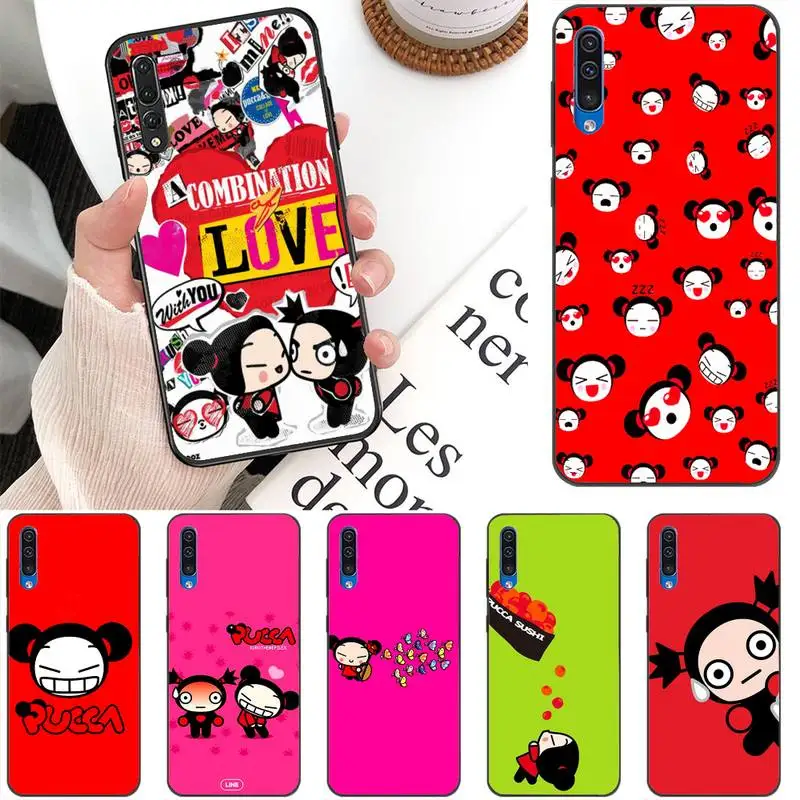 

Chinese Doll Pucca And Garu Phone Case For Xiaomi Mi 10 5 6 A2 A2lite A1 9 9SE 8Lite 8explorer Pocophone F1 Fundas Cove