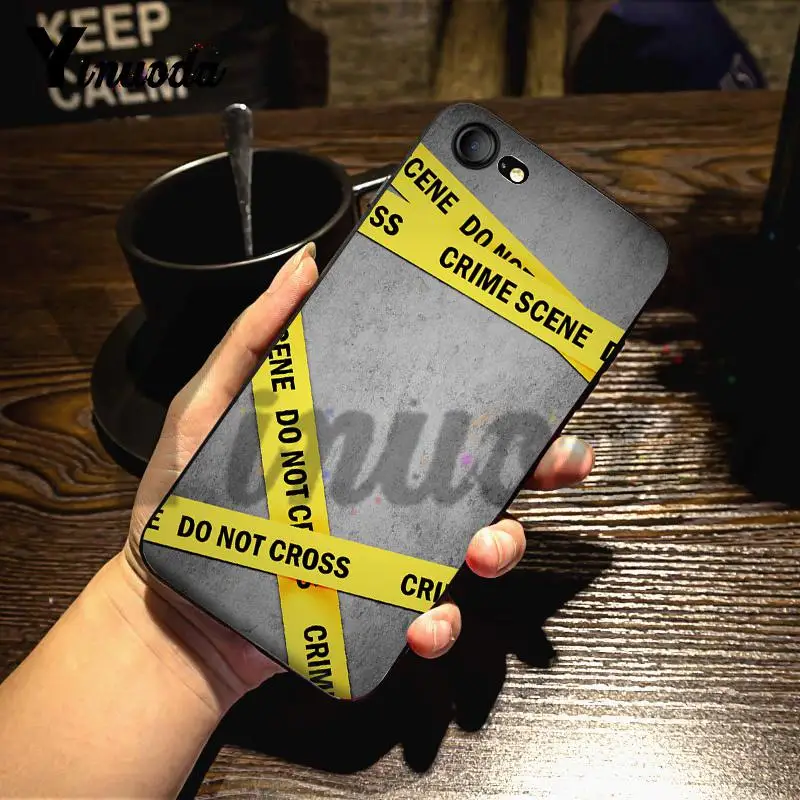Yinuoda For iphone 7 6 X Case Yellow Bundle Crime Attractive Phone Accessories for iPhone 8 6S Plus 5 5S XS XR | Мобильные телефоны