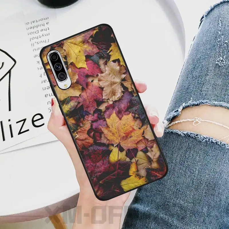 HaNismt опавших листьев чехол для телефона Samsung A6 6S 6Plus 7 720 750 8 PLUS 9 920 2018 A8 A9STAR |