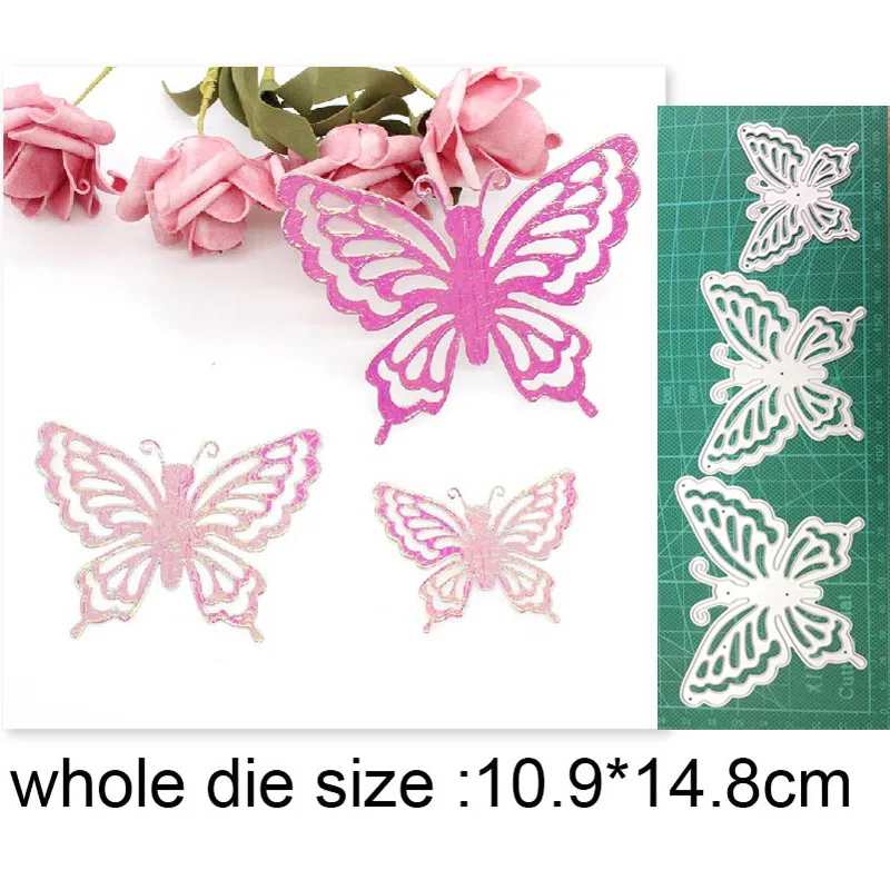 

AILIDA Craft dies lace butterfly metal cutting dies cut die mold Scrapbook die paper craft knife mould blade punch stencils dies