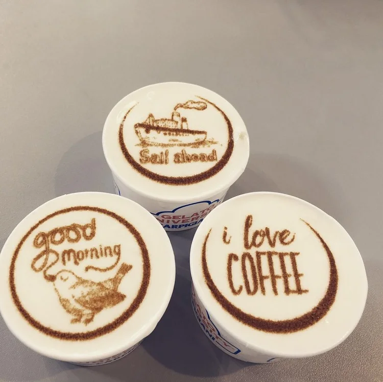 3D цифровая съедобная струйная печатная машина популярный Латте Цвет