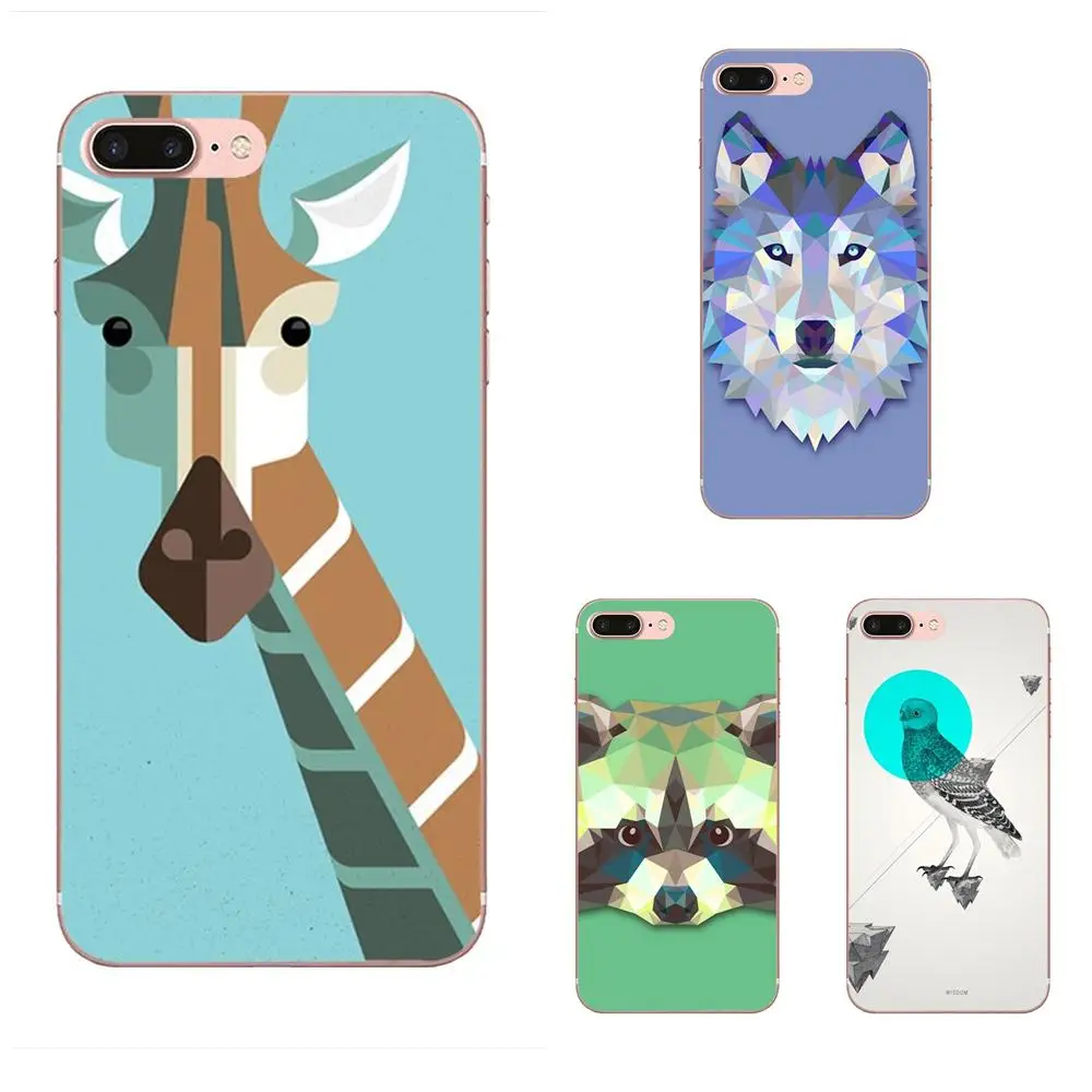 Геометрический Графический животный уникальный дизайн для Samsung Galaxy J1 J3 J4 J5 J6 J7 A10