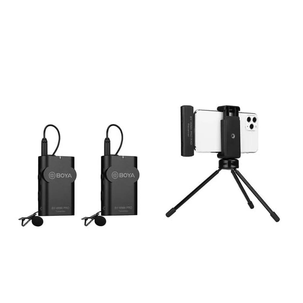 Беспроводной микрофон BOYA BY-WM4 Pro K4 Lighting для iPhone 11 Max Xs Xr 8 7 SE2 iPad iPod Touch IOS устройств