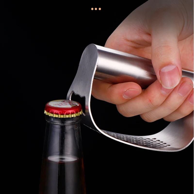 Пресс для чеснока ручной из нержавеющей стали 2021 дюйма |