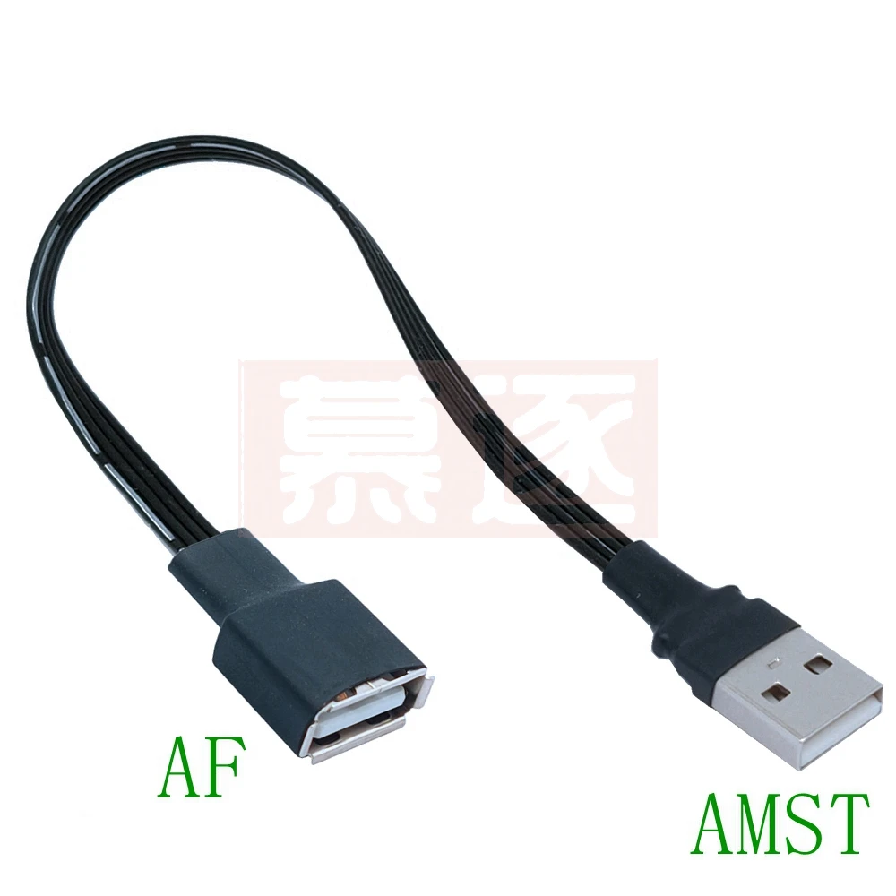 5 см 10 USB 2 0 A штырь гнездо 90 угловой Удлинительный адаптер кабель USB2.0