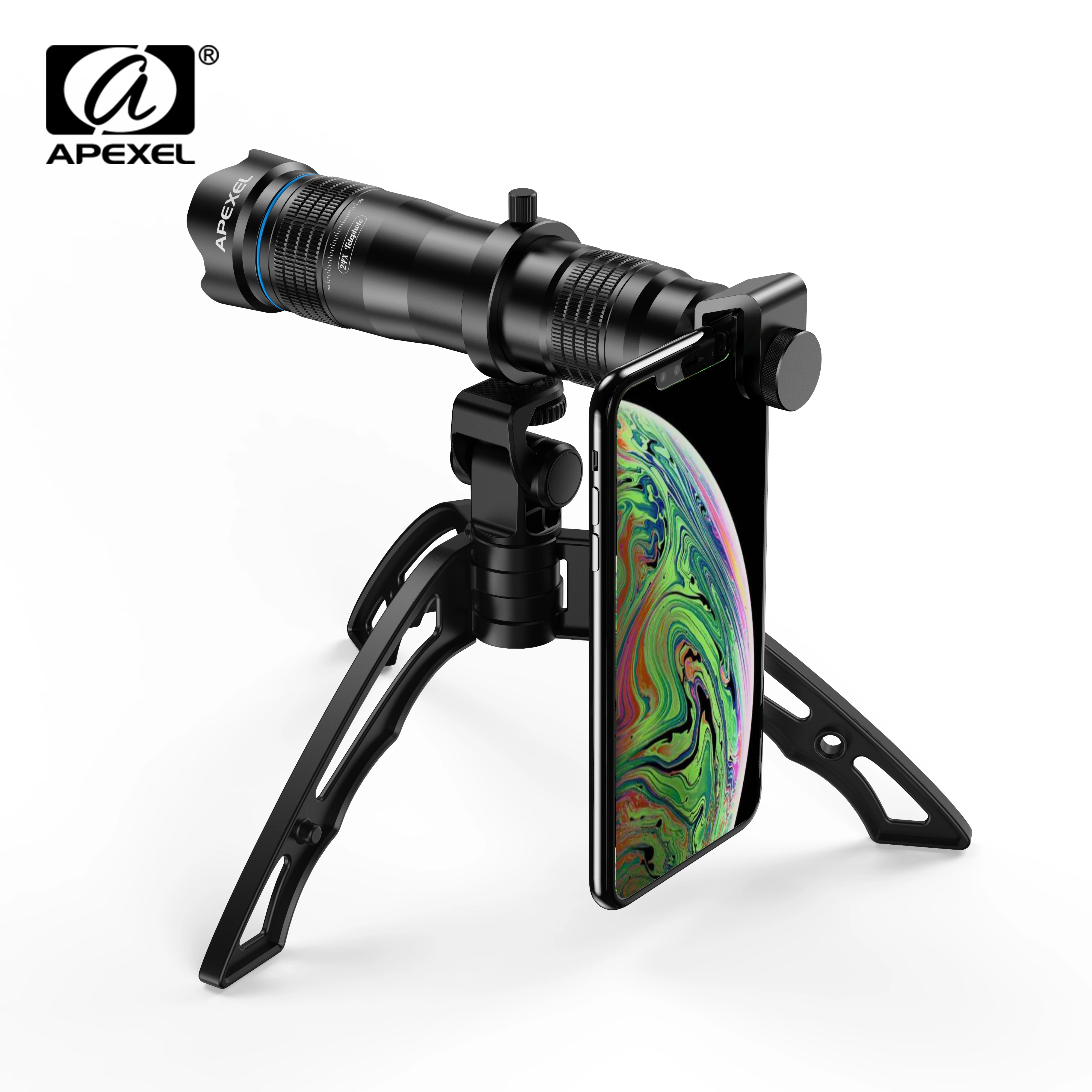 Телеобъектив APEXEL HD 36X с зум объективом монокулярный туристический объектив для