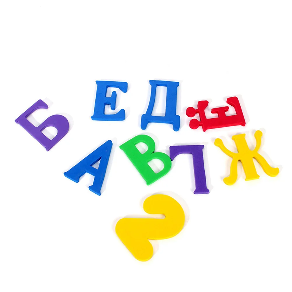 43 шт. с цифрами и буквами письмо головоломки игрушки для ванной Мягкая EVA Детские