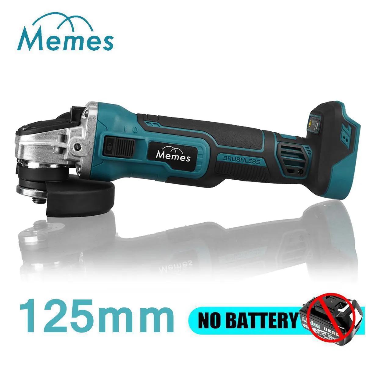 

Brushless Electric Angle Grinder 125mm 4 Speed Cordless Polishing Machine DIY Woodworking Power Tools For Makita 18V Battery
