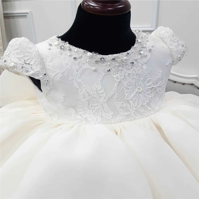 Платье для девочек на крестины бальное платье первого дня рождения свадьбу |