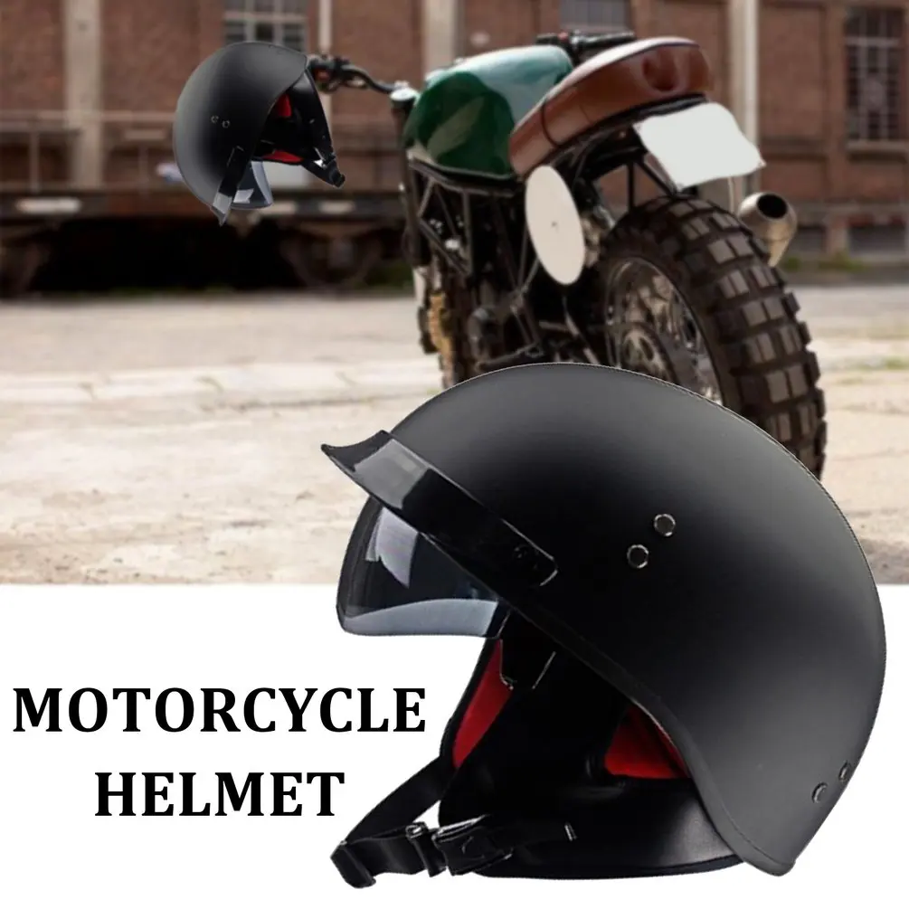 

Dropshipping Motorcycle Prince Helmet Men And Women Summer Half Helmet Portable Retro Motorcycle Electric Collar Professional