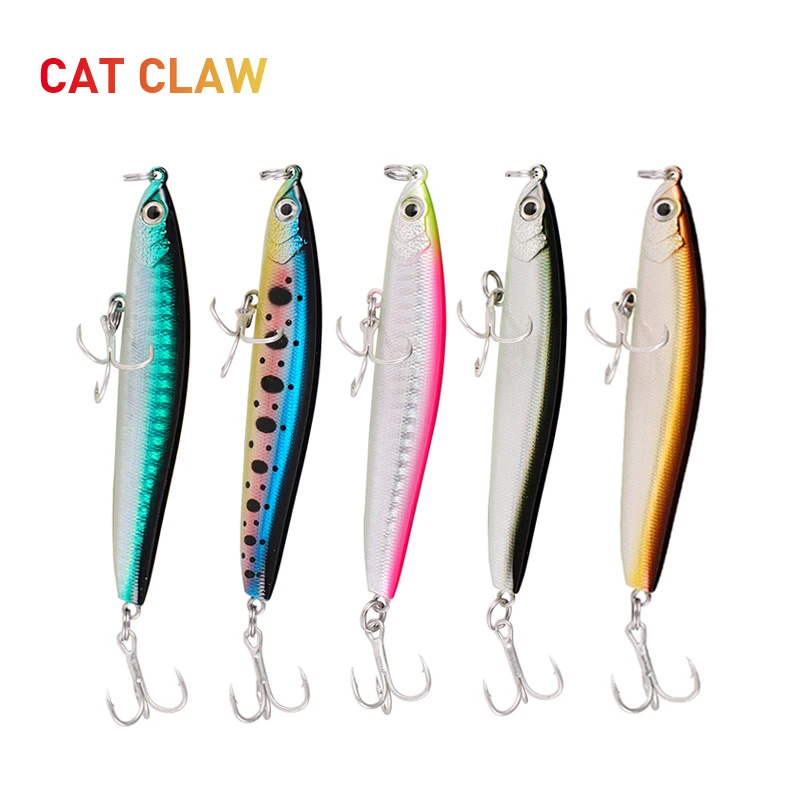 

Cat Claw 3D Eyes Fishing Lure 16.8g 92MM Long Casting Pencil Stick Hard Bait Fishing Lure Floating Artificiais Spray Tackle 402P