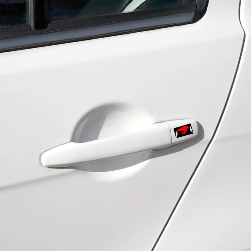 8pcs Car accessories New 3D Door handle decoration silicone Sticker case for Toyota harrier avensis hilux Corolla styling | Автомобили и