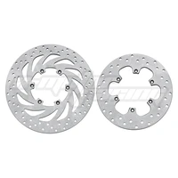 motorcycle front and rear brake discs rotors for bmw f650 cs scarver 2000 2007 f650 gs dakar 1999 2007 g 650 gs sertao 2012 2014