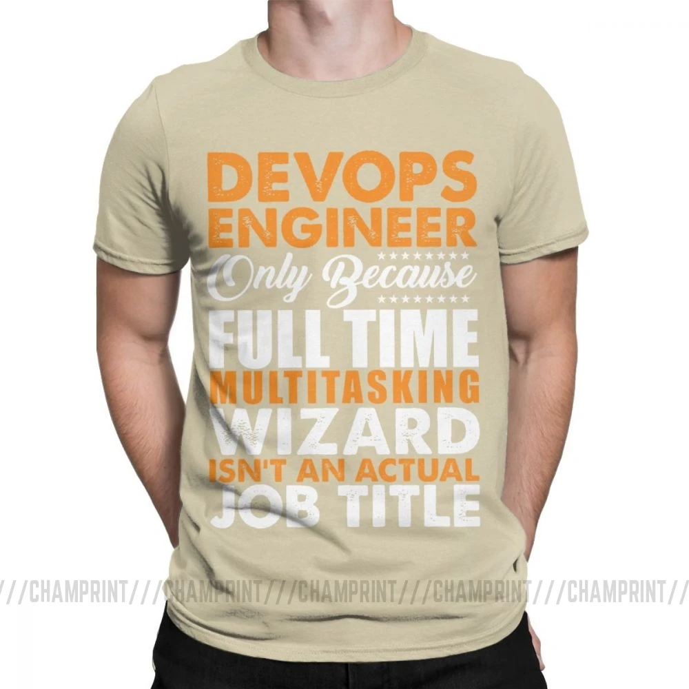 Хаки Devops, футболки, Engineer Is Not An Actual Job Title, забавные мужские футболки Coder Programmer, винтажные футболки, топы с принтом на заказ - Цвет: Хаки