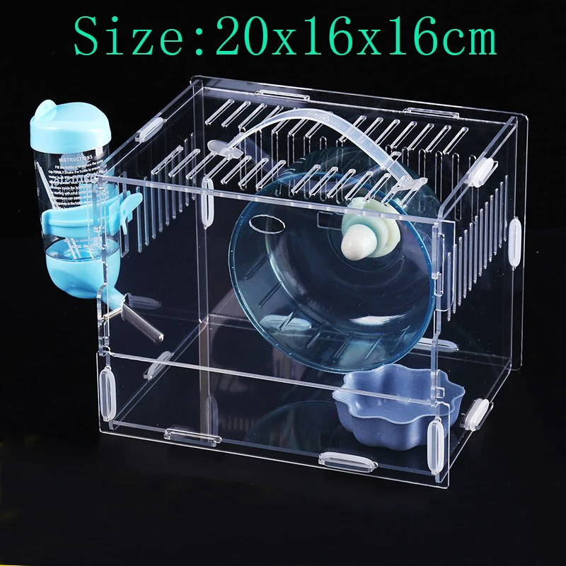Хомяк четыре сезона коробка для кормления акриловая клетка большая вилла