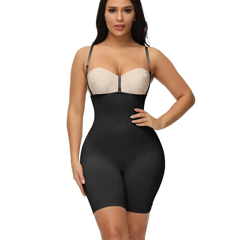 Sexy Women Underwear Sling Bodysuit Elasticity Corset Seamless Lingerie Plastic Waist Tummy Control Shaperwear Raise Chest
