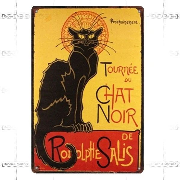 

Retro tin paintings Fashion Plaque Metal Vintage Cafe Tin Sign