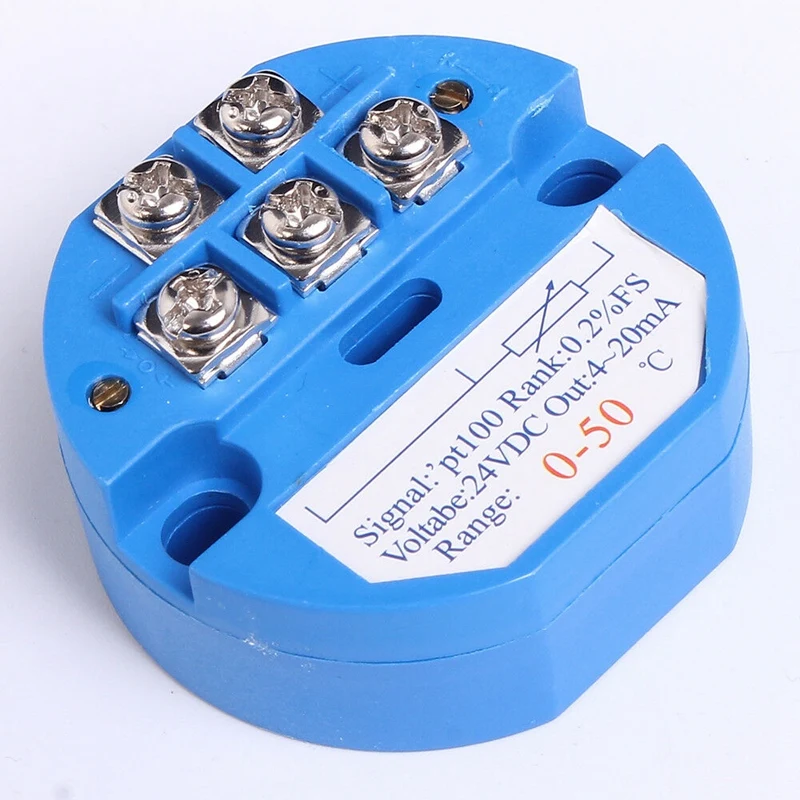 5 шт 0 50 Цельсия 4 20мА RTD PT100 SBW датчик температуры передатчик изолированный s|Детали