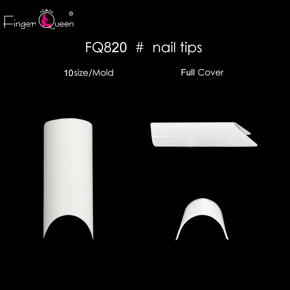 Новинка 100 шт. Прозрачные типсы для ногтей высококачественные пластиковые ногти C