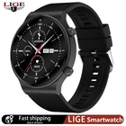 Смарт-часы LIGE для мужчин и женщин, сенсорный экран 2021 дюйма, IP68, Bluetooth Спортивные часы для фитнеса Подходит для дам с умными часами Android Ios Мужчины