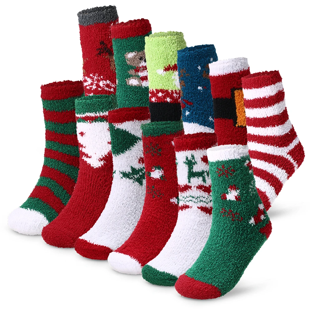 Рождество Чулочные изделия для дома аксессуары одежды теплая зимняя уютная