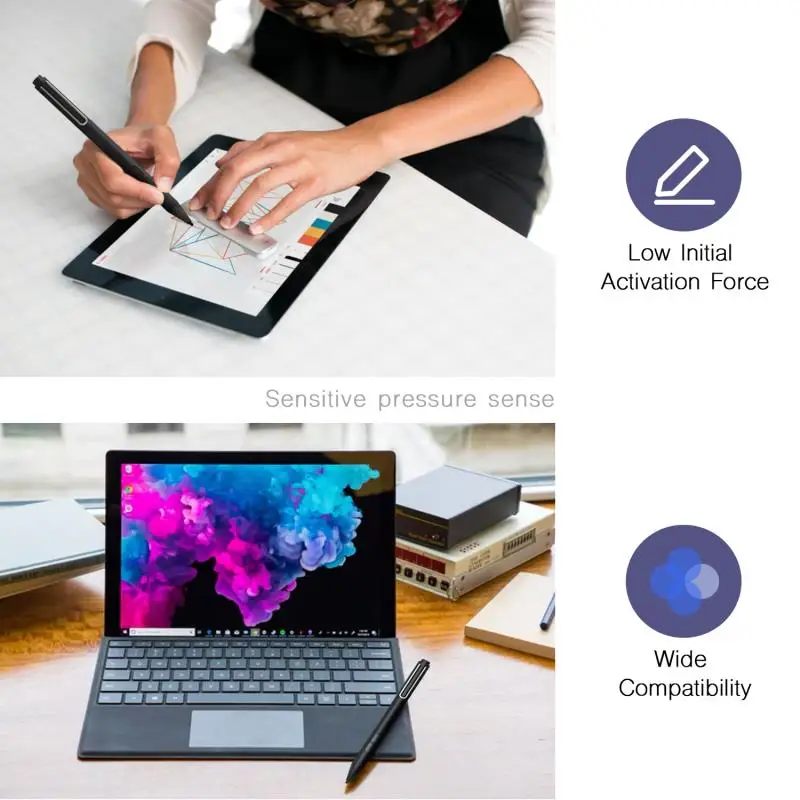 Профессиональный емкостный стилус карандаш для Microsoft Surface 3 Pro 4 5 6 HP X360 ASUS Transformer T3