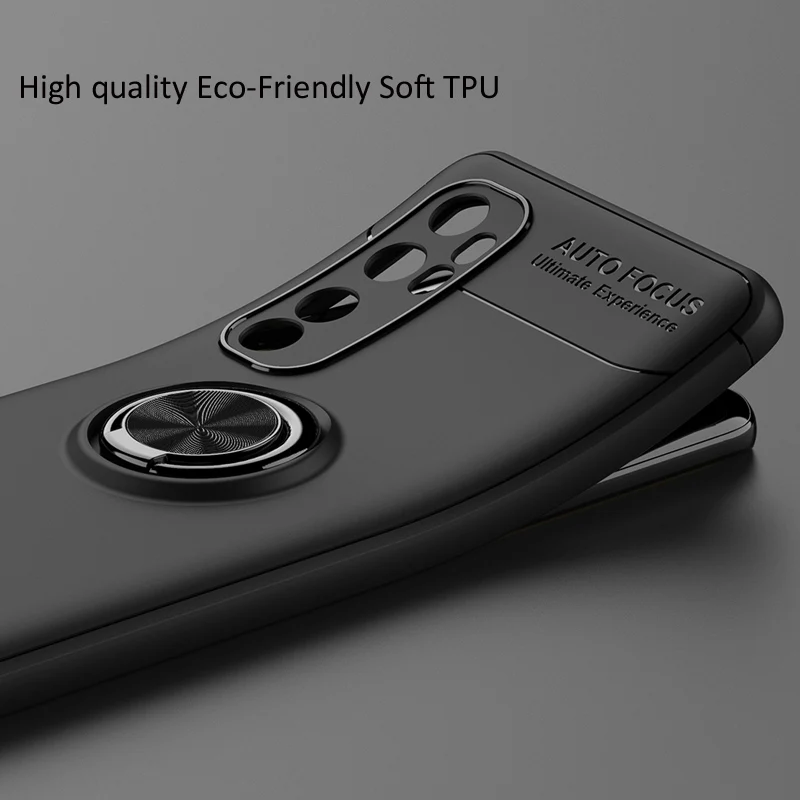 Ударопрочный чехол KEYSION для Xiaomi Mi Note 10 Lite мягкий матовый силиконовый с