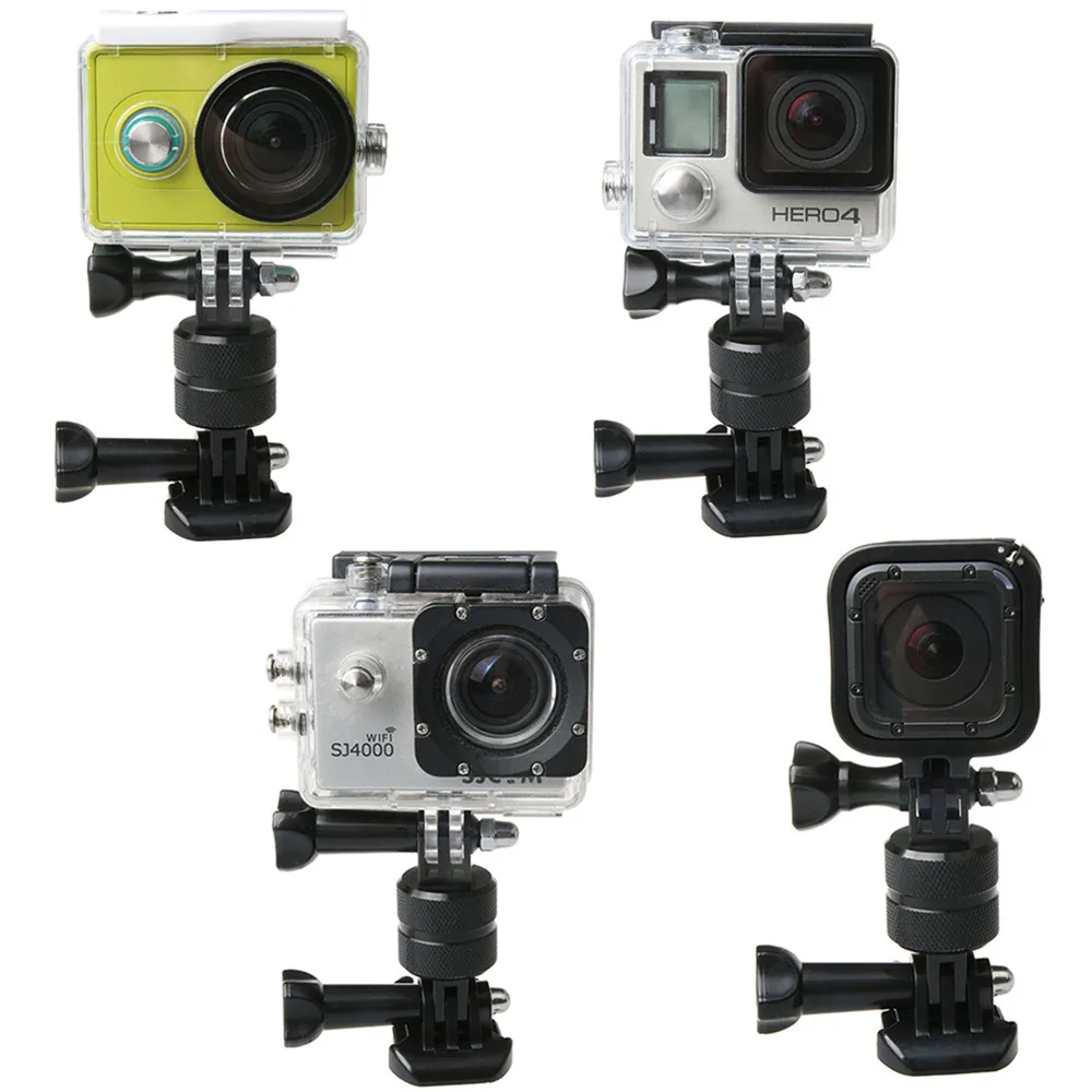 Поворотное крепление на 360 градусов для Gopro Hero 8 7 6 5 Xiaomi Yi адаптер штатива Go Pro Eken Dji