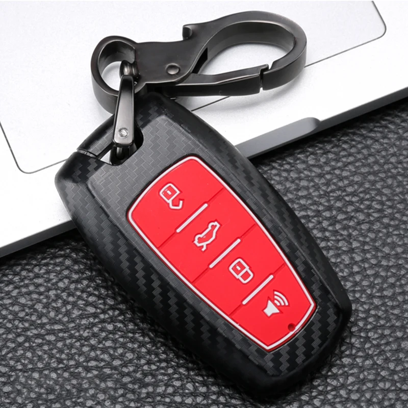 ABS углеродного волокна чехол ключа дистанционного управления автомобилем для Haval