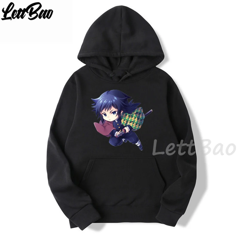 

Мужские и женские толстовки Ubuyashiki Kiriya Zenitsu Nezuko Harajuku Мультяшные мужские и женские в эстетике забавные толстовки Ulzzang с длинным рукавом