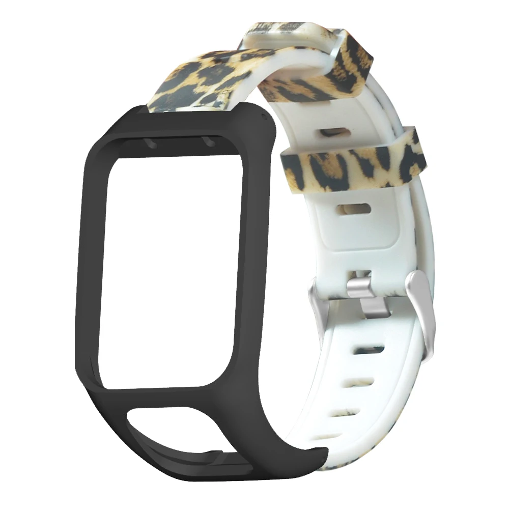 Новый гибкий сменный силиконовый ремешок для часов TomTom Runner 2 / 3 Spark/3 Sport GPS из ТПЭ