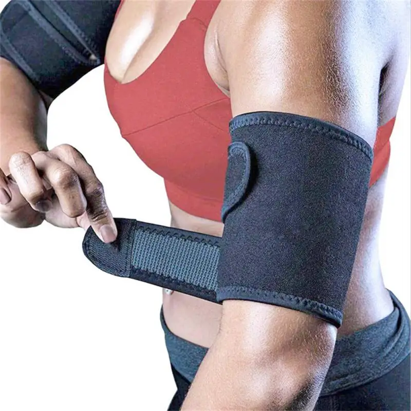 

Ladies Body Sculpting Arm Sleeves Cover Yoga Exercise Fitness Slimming Shaping Sweating Armbands Women Arm Belt Wraps Protector
