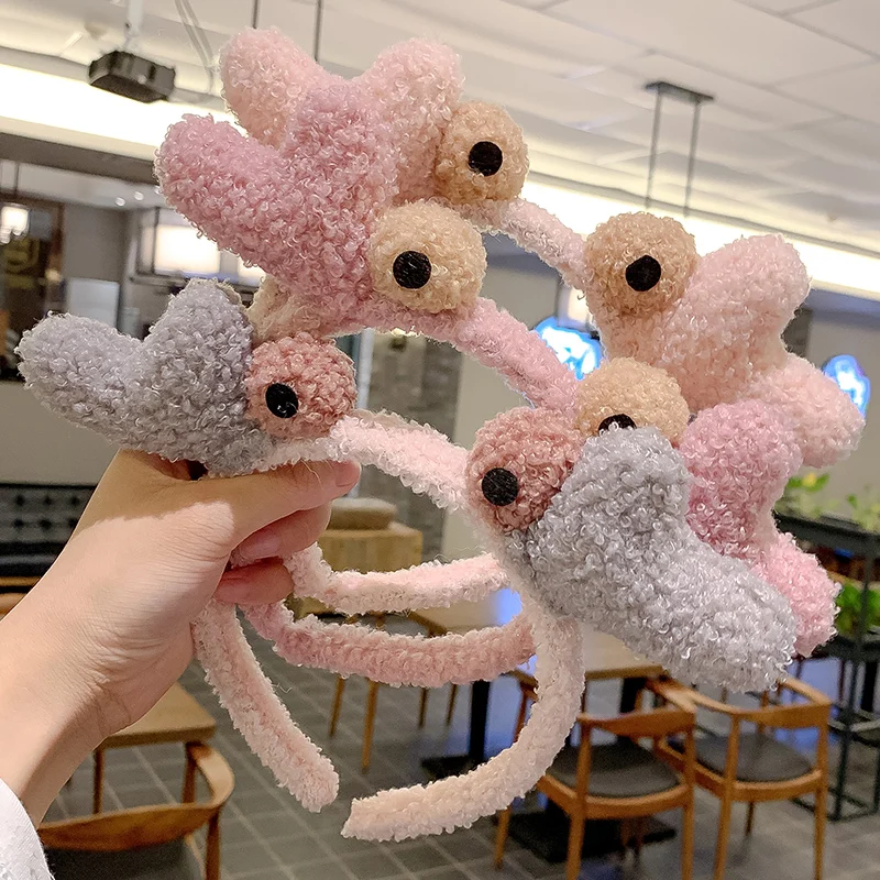 В Корейском стиле Для умывания лица маска оленьи рога для волос группа простой