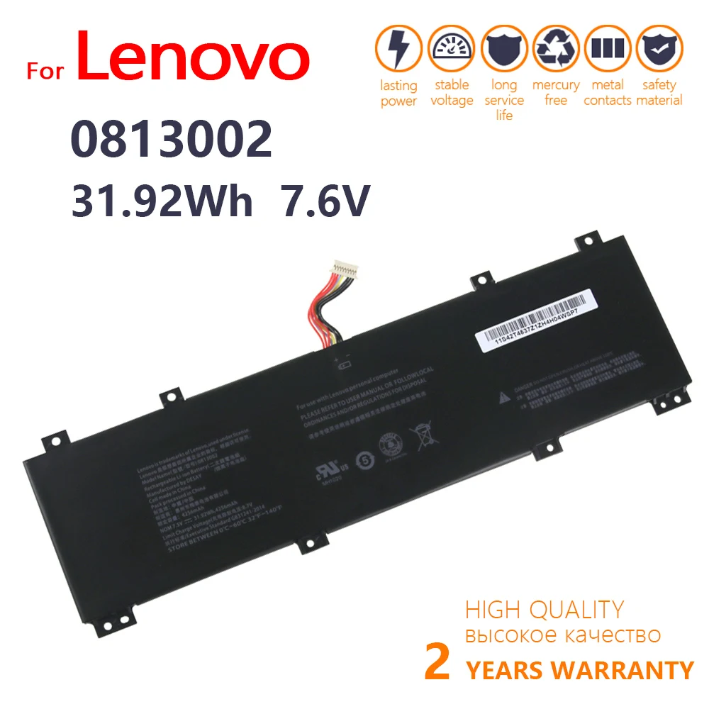 

Genuine NC140BW1-2S1P Battery For Lenovo IdeaPad 100S-14IBR Series 0813002 5B10K65026 4200mAh 7.6V Batteria Original new stock