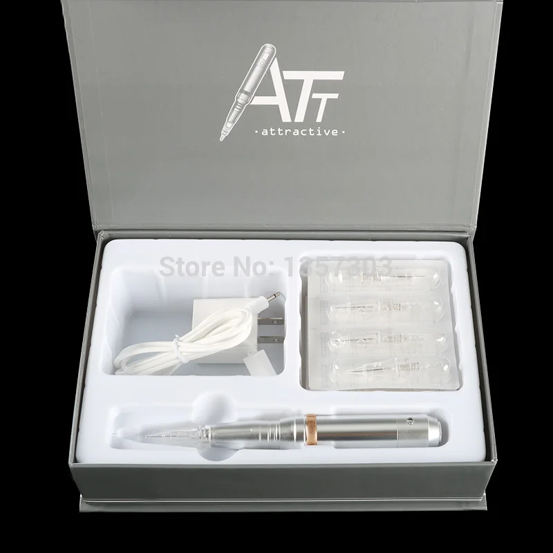 Новинка 2018 машина для перманентного макияжа подводка глаз бровей губ ATT Silver/Black с