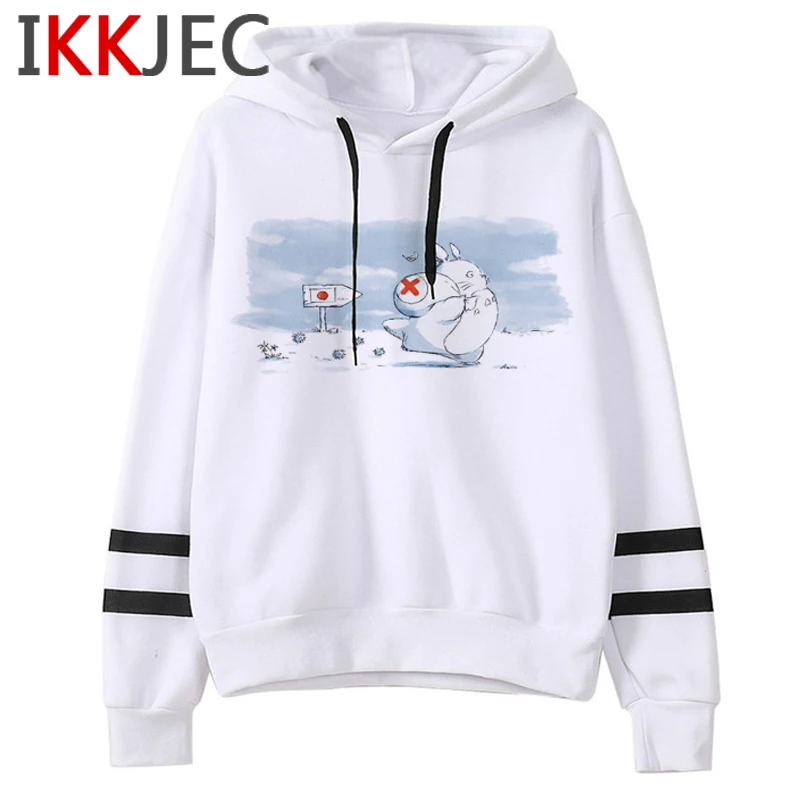 Totoro Studio Ghibli Harajuku Kawaii толстовки женские Ullzang Хаяо Миядзаки Забавный мультфильм толстовка 90s Графический милый с капюшоном Женский - Цвет: 2624