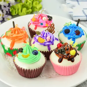 Kawaii Детские имитация Еда наполняемое кремом для торта, мороженого Десерт Кухня игрушки Пластик глиняные игрушки аксессуар сделай сам декор детские игрушки подарок