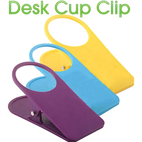 

Home Office Desk Cup Clip Drink Coffee Cup Holder Multifunction Table Side Decor