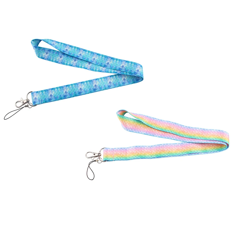 

10pcs/lot J2555 Multicolor Keychain Cartoon Phone Lanyard Fashion Strap Neck Lanyards for ID Card Phone Keys For Fans