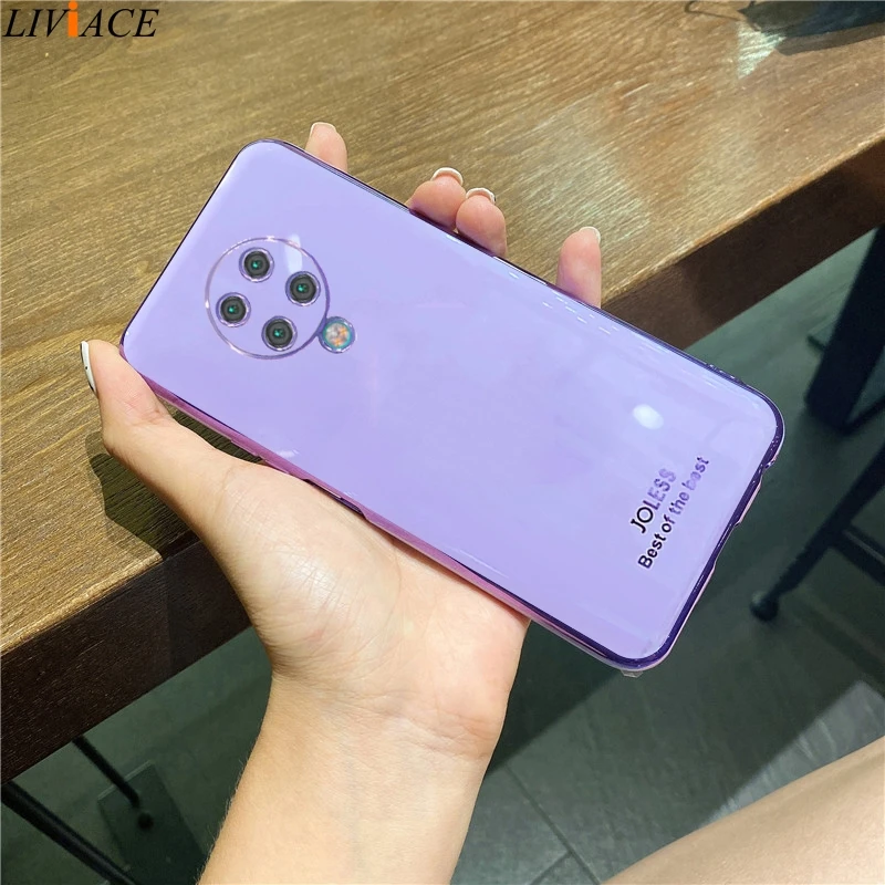 ins luxury plating silicone phone case on for xiaomi poco m3 x3 nfc f3 x2 f2 m2 pro gold bumper soft back cover free global shipping
