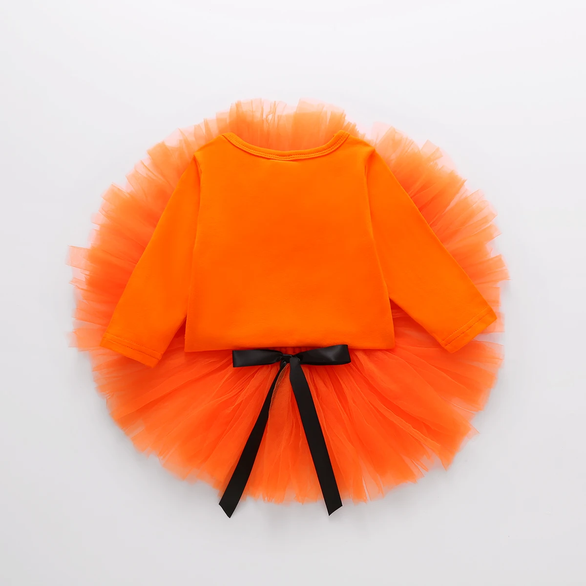 Хэллоуин Одежда для маленьких девочек комплект Happy тыквы уход за кожей лица боди