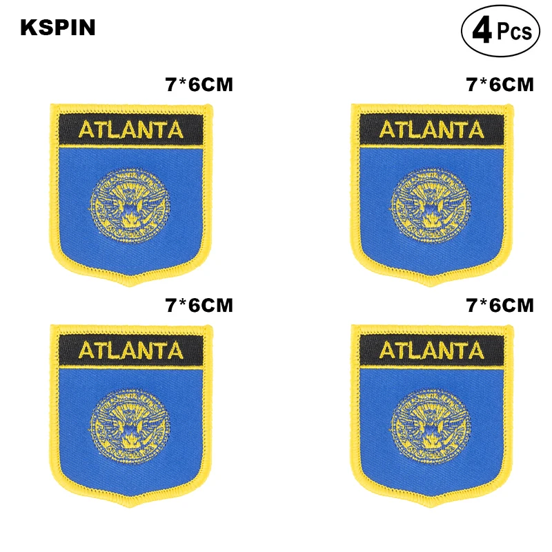 Того Shiled форма флаг нашивки с национальным флагом для одежды DIY украшения PT0051-S -