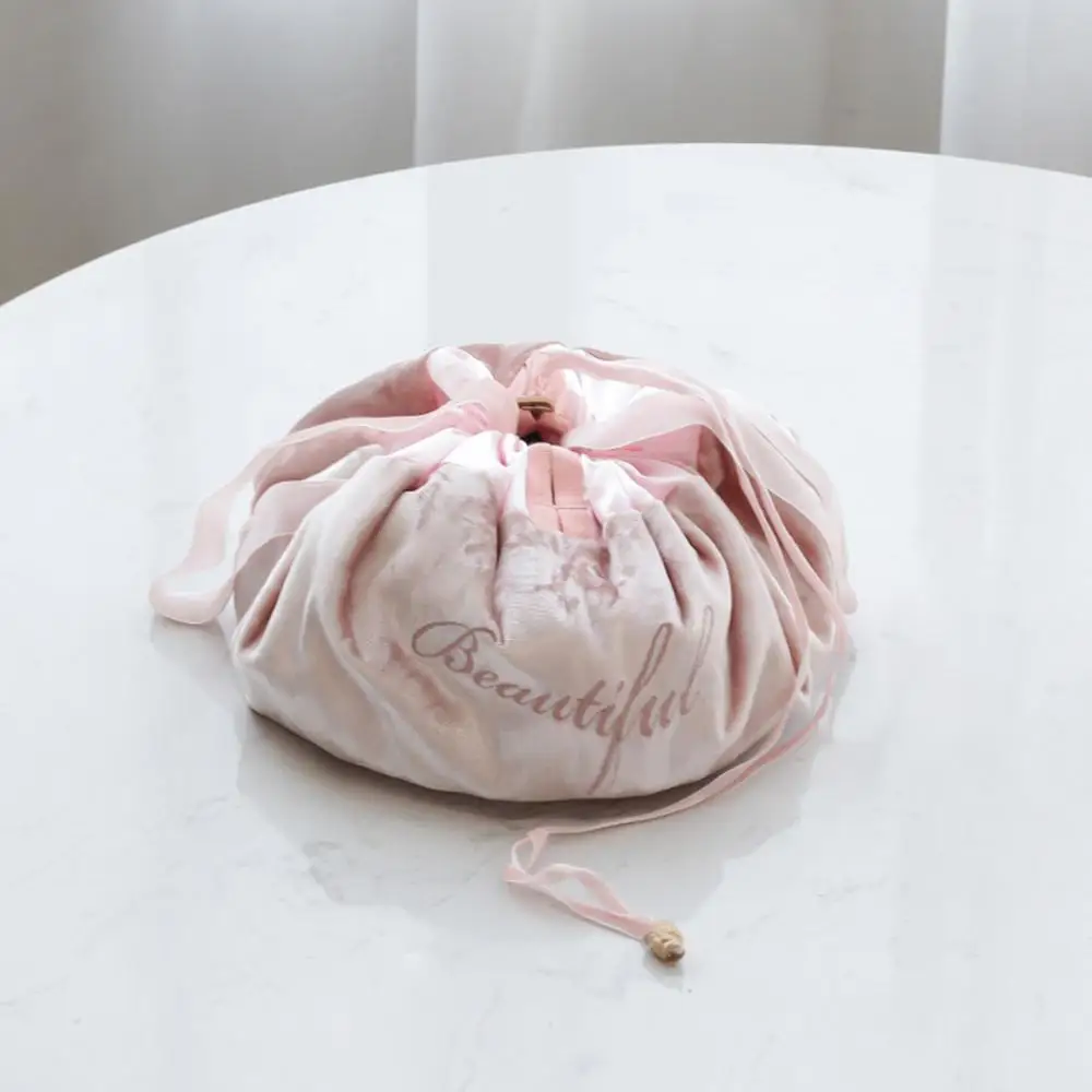 Косметичка на шнурке для ленивых Женская портативная Большая вместительная