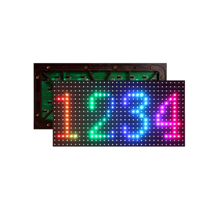 бегущая строка Уличная Светодиодная панель дисплея P8 SMD RGB полноцветный HUB75 256*128